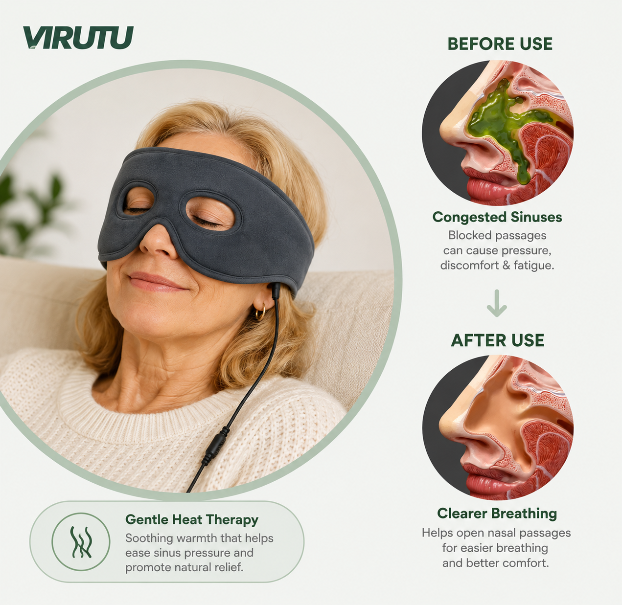 Pureheat™ Sinus Relief Mask